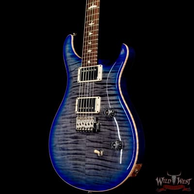 Paul Reed Smith PRS Wild West Guitars Special Run CE 24 Painted Black Neck 57/08 Covered Pickups Faded Grey Black Blue Burst 7.50 LBS image 2