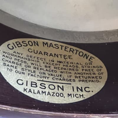 Gibson Mastertone TB-3 with conversion 5 string neck 1927 - Natural image 10