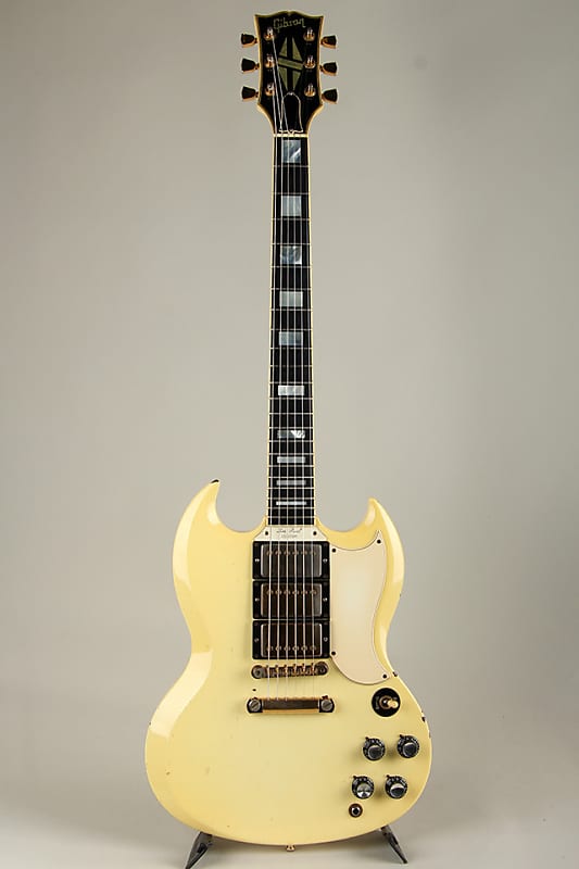Gibson SG Custom 3 Pickups White 1992 | Reverb Canada