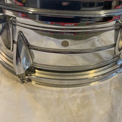 Tama Side by Side 6 lugs Chrome over Steel Snare Drum 5.5 x 14 - Missing badge image 3
