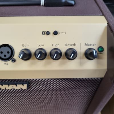Fishman PRO-LBT-500 Loudbox Mini with Bluetooth 2-Channel 60-Watt 1x6.5" Acoustic Guitar Amp - Brown image 4