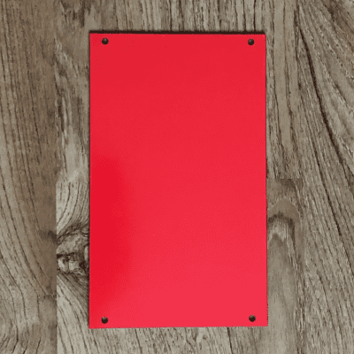 Buchla Compatible 1U Blank Panel Red image 1