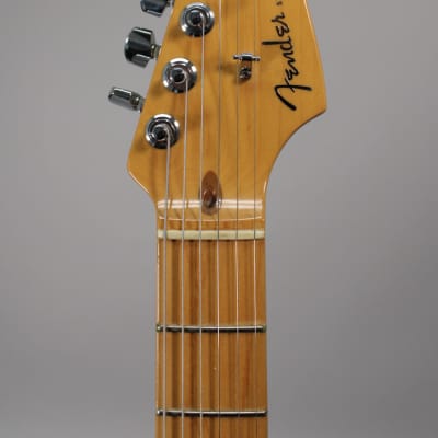 2000 Fender American Deluxe Stratocaster Transparent Crimson w/OHSC image 5