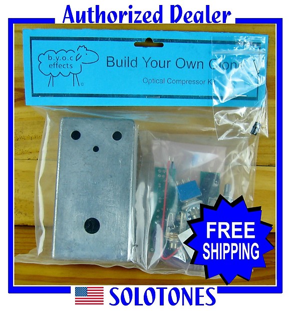 BYOC Pedal Kit Optical Compressor Kit Build Your Own Clone | Reverb