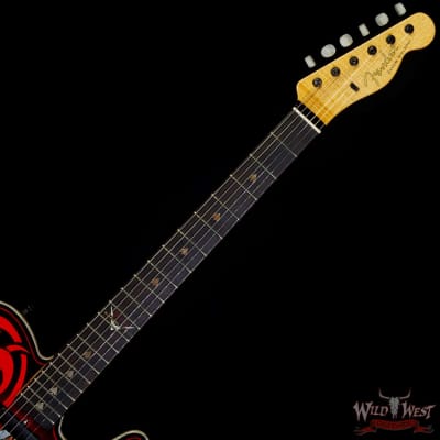2015 NAMM Fender Custom Shop John Cruz Masterbuilt Ace Of Spades Telecaster NOS Gold Leaf & Artwork image 4