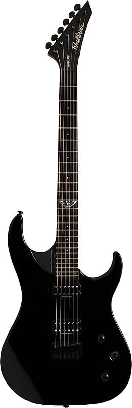 Washburn Parallaxe Series PXS100B PXS Double Cutaway, 24 Frets, Maple Neck,  Gloss, Black