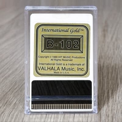 Valhala Korg M1 / M1R / M1Rex Voice ROM Data Card // B-102 International Gold // RARE FIND!