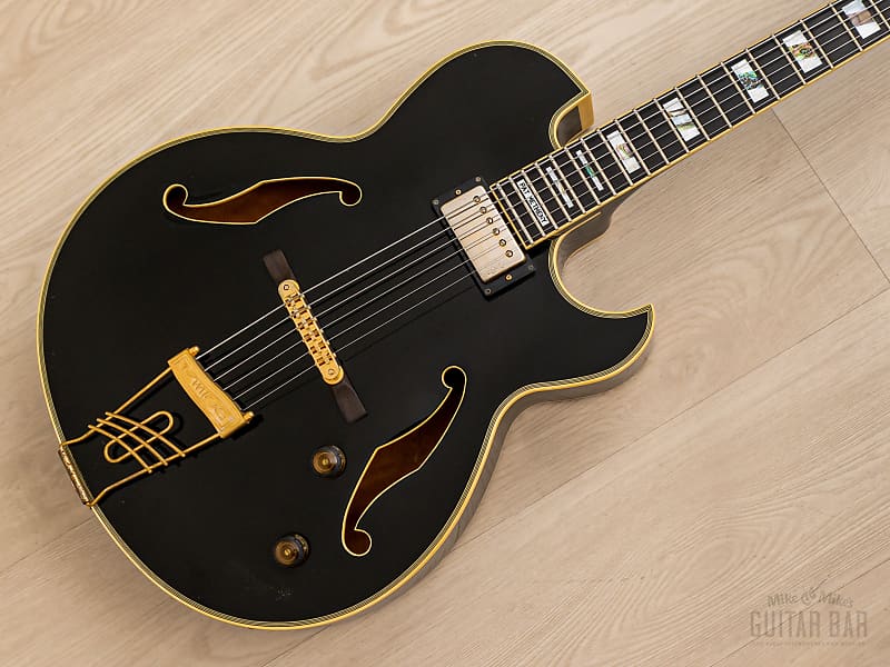 Ibanez Pat Metheny PM-100 初期 ハードケース付 1996 Ibanez Pat Metheny PM100 Signature Archtop Black | Reverb