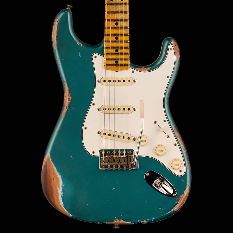 Fender Custom Shop 2023 Event Limited Edition '69 Stratocaster Heavy Relic - Aged Ocean Turquoise image 1