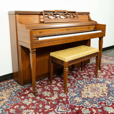 Kimball Classic Upright Piano | Satin Walnut | SN: 824163 | Used image 3
