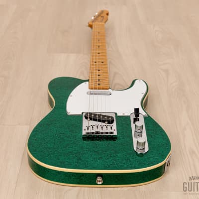 2013 Fender Telecaster Custom TL52B Green Sparkle w/ Upgrades, Japan MIJ image 10