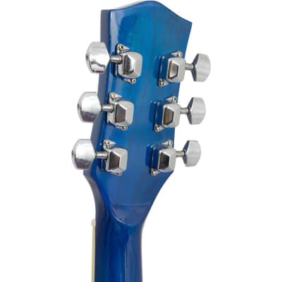 Tiger ACG2 Acoustic Guitar Pack for Beginners, Blue image 4