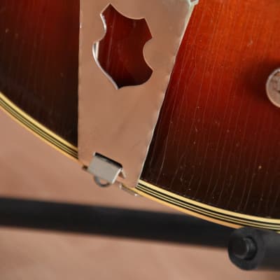 Heinz Seifert Favorit Teardrop – 1950s Migma German Vintage Archtop Semi Hollow Bass Guitar / Gitarre image 6