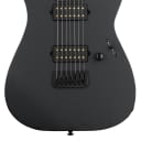 ESP LTD Alex Wade AW-7 Baritone Electric Guitar - Open Grain Black