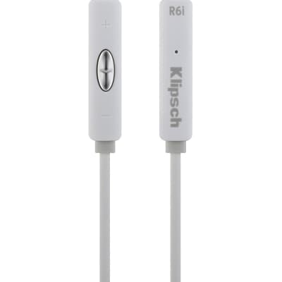 Klipsch - R6i - In-Ear Headphones with In-Line Mic and Apple Controls - White image 6