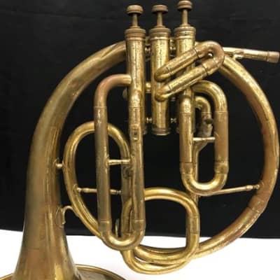 University Mellophone (French Horn) Lacquered Brass, USA image 3