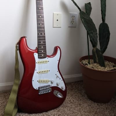 Fender Standard Stratocaster w/ brand new hard case and & Seymour Duncan Antiquity II Surfer Pickups image 4