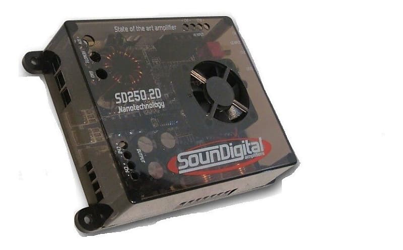 Soundigital 250.2D NANO 4-Ohm 250W RMS Class D 2-Channel Car Audio Amplifier