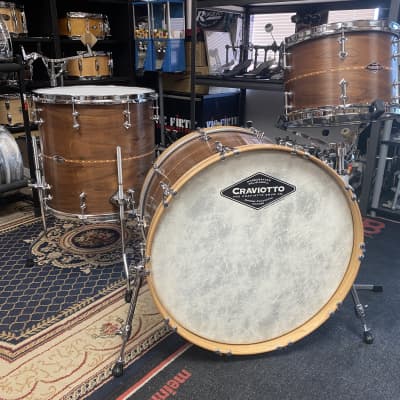 Craviotto Custom Shop Maple - Kit #156 - 10/12/16/22 - 2010 - Shells signed  by Johnny