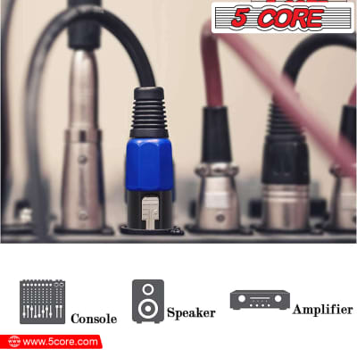 5 Core 2 Pieces Speakon To 1/4 Adapter Connector, Upgraded 1/4 Female To Male Connector Speaker SPKN ADP 2PCS image 11