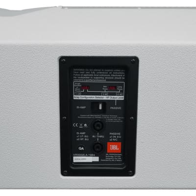 JBL VRX932LA-1WH 12" 800w Passive Line-Array Speaker in White + Instrument Mic image 5