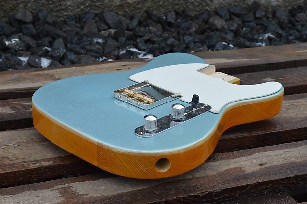 SC Relics Telecaster body nitro Pelham Blue