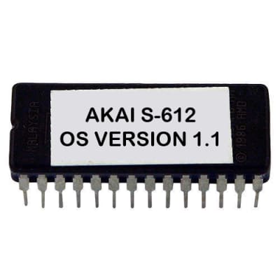 Akai S-612 - Version 1.1 Firmware OS Update Upgrade EPROM for S612 80s Sampler Rom