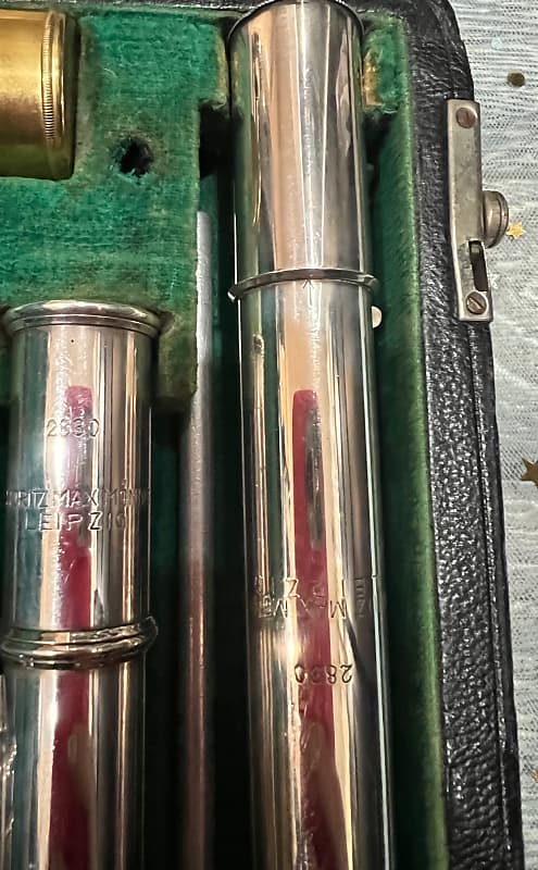 Moritz Max Monnig Leipzig Germany Flute 1930-40 - Silver