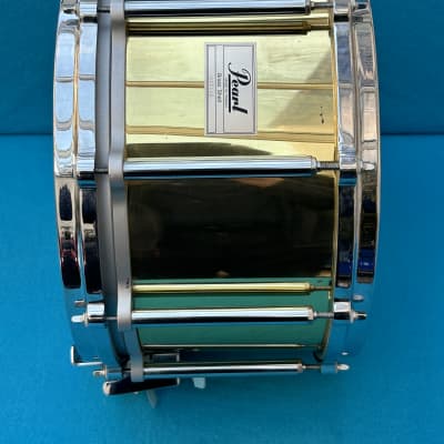 Free Floating Brass Snare Drum 14" x 8" - Pearl B-9114ED image 12