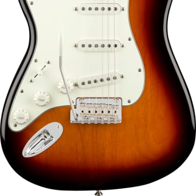 Fender Player Stratocaster MN 3 Tone Sunburst, Left Handed for sale