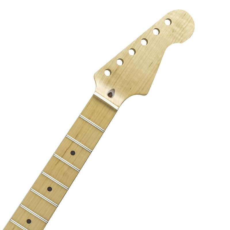 Stratocaster Compatible Guitar Neck Satin Finish Reverb UK