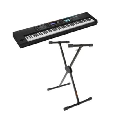 Roland JUNO-DS88-STAND-K 88-Key Synthesizer with X-Style Keyboard Stand
