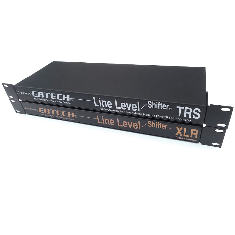 Ebtech LLS-8 TRS 8-Channel Rackmount Line Level Shifter/Hum Eliminator