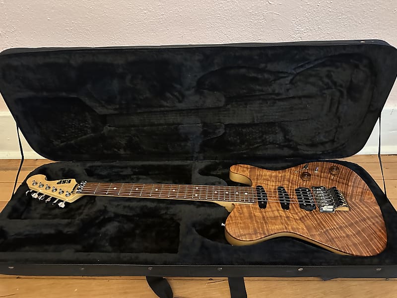 2000s ESP TE-350DT Beautiful Koa Top! - Natural | Reverb