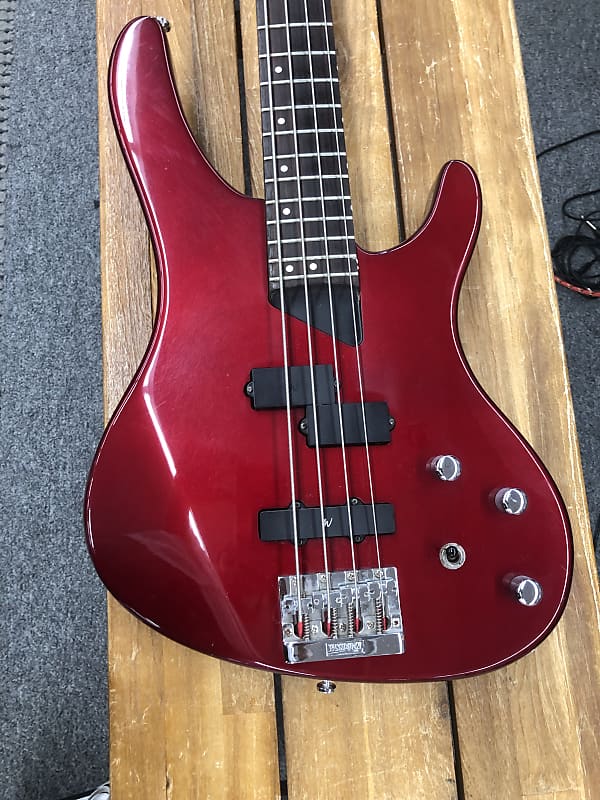 Washburn XB-200 Bass Guitar - Dark Red