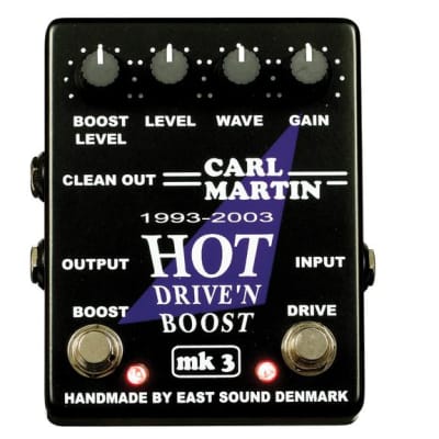 Carl Martin Hot Drive'n Boost MK3 Distortion Guitar Effects Pedal 438831 852940000189 image 1