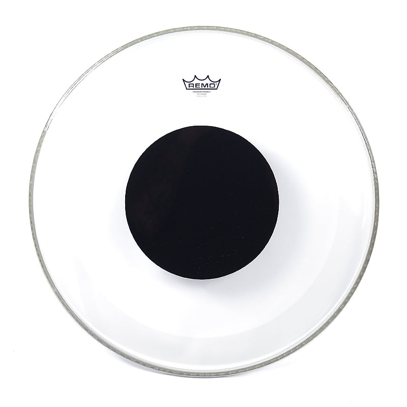 Remo 22" Powerstroke P3 Clear Bass Drumhead w/Top Black Dot image 1