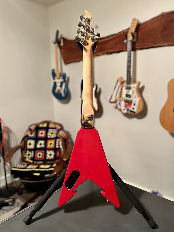 First Act electric guitar ME279 Red Flying V | Reverb