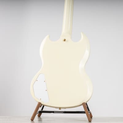 Gibson 1963 Les Paul SG Custom Reissue with Maestro Vibrola, Classic white | Demo image 4