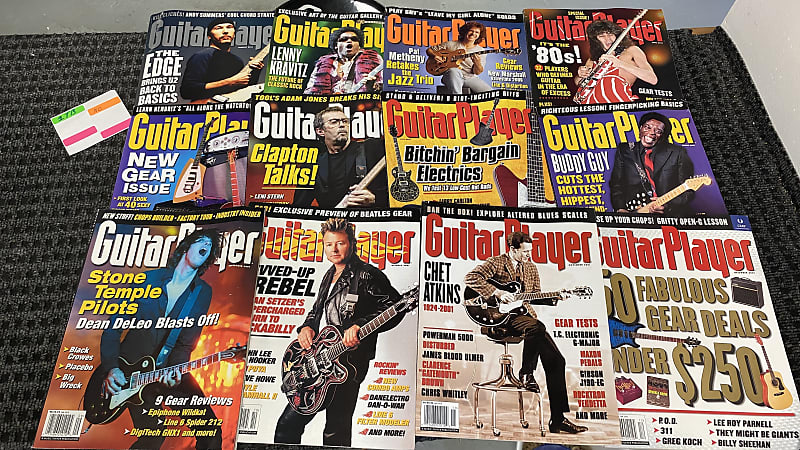 2001 guitar player magazine Year set 12 issues | Reverb
