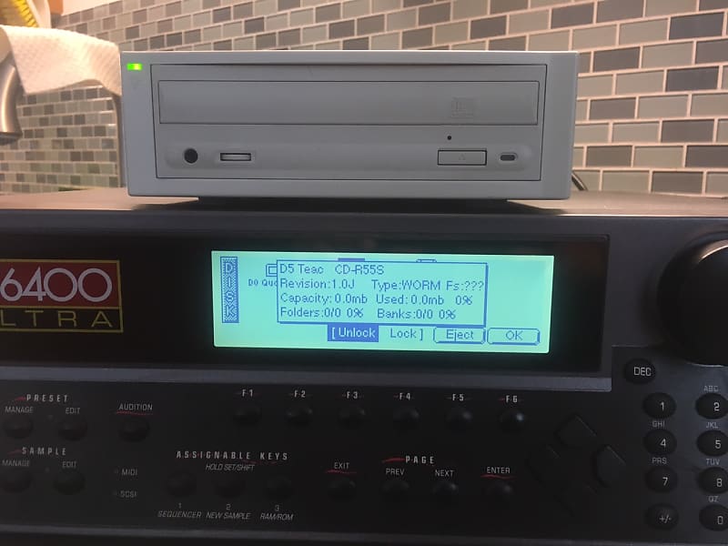 Emu e6400 Ultra with rare Adat 16 i/o card | Reverb