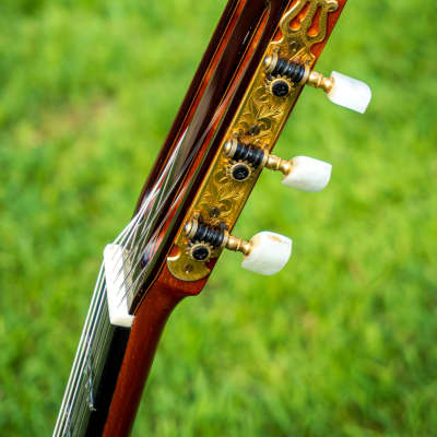 1977 Ramirez 1A, Cedar/Indian Rosewood, Luthier Stamp #5, New Fingerboard Low Action image 10