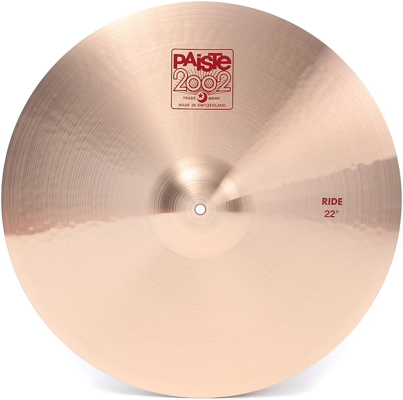 Paiste 2002 Series 22 Inch Ride Cymbal with Integrated Bell Character (1061622) image 1