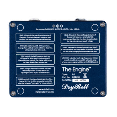 [3-Day Intl Shipping] DryBell The Engine Foundation Preamp Plexi British image 4