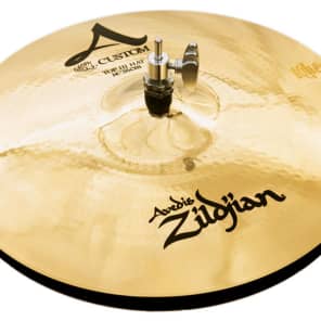 Zildjian A Custom 14 Inch Hi Hat Cymbals image 1