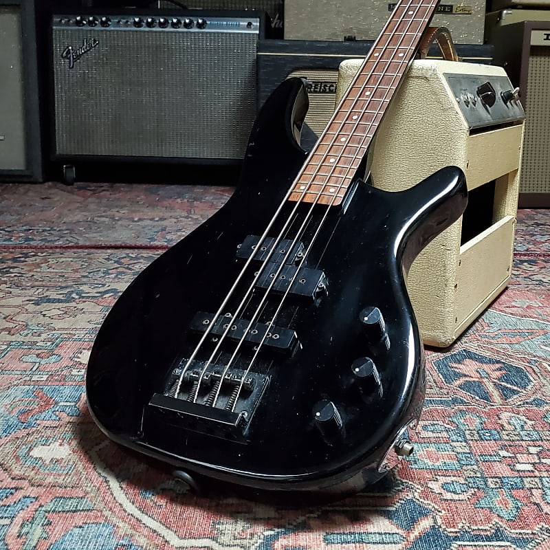 Kawai *6.7 Lb* Rockoon PJ Bass MIJ (for Schaller) RHB-40 1989-90 - Black image 1