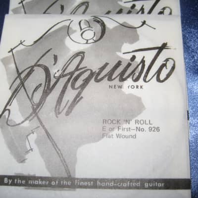D'Aquisto Set of Electric Guitar Strings Vintage from 1960's image 6