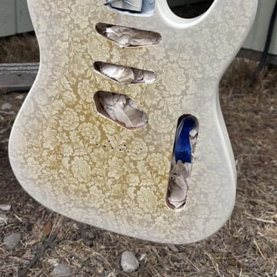 Magnetic Heaven- Nashville Mustang! - 7/8 Scale Nashville Telecaster with Mustang Neck! - Floral Print! - image 16