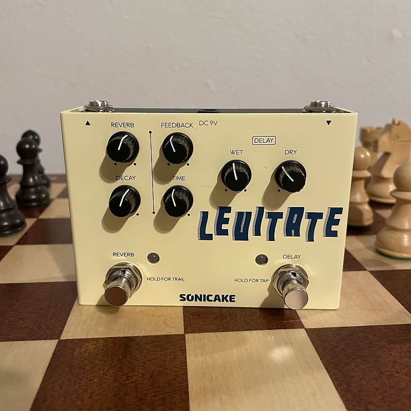 Sonicake Levitate 2023 Vintage Yellow Digital Delay & Reverb