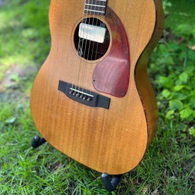 Epiphone FT-30 Caballero Acoustic 1968 with Lawrence Sound Hole Pickup and OHSC 1968 Natural image 2